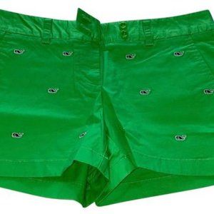 Vineyard Vines emroidered whale shorts.  Women's 8